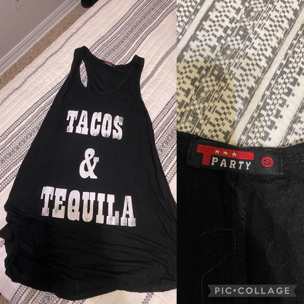 Taco Themed Tank Top